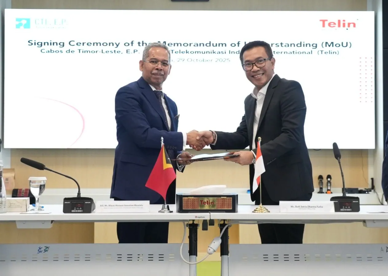 Telin dan Cabos de Timor-Leste, E.P. Tandatangani MoU