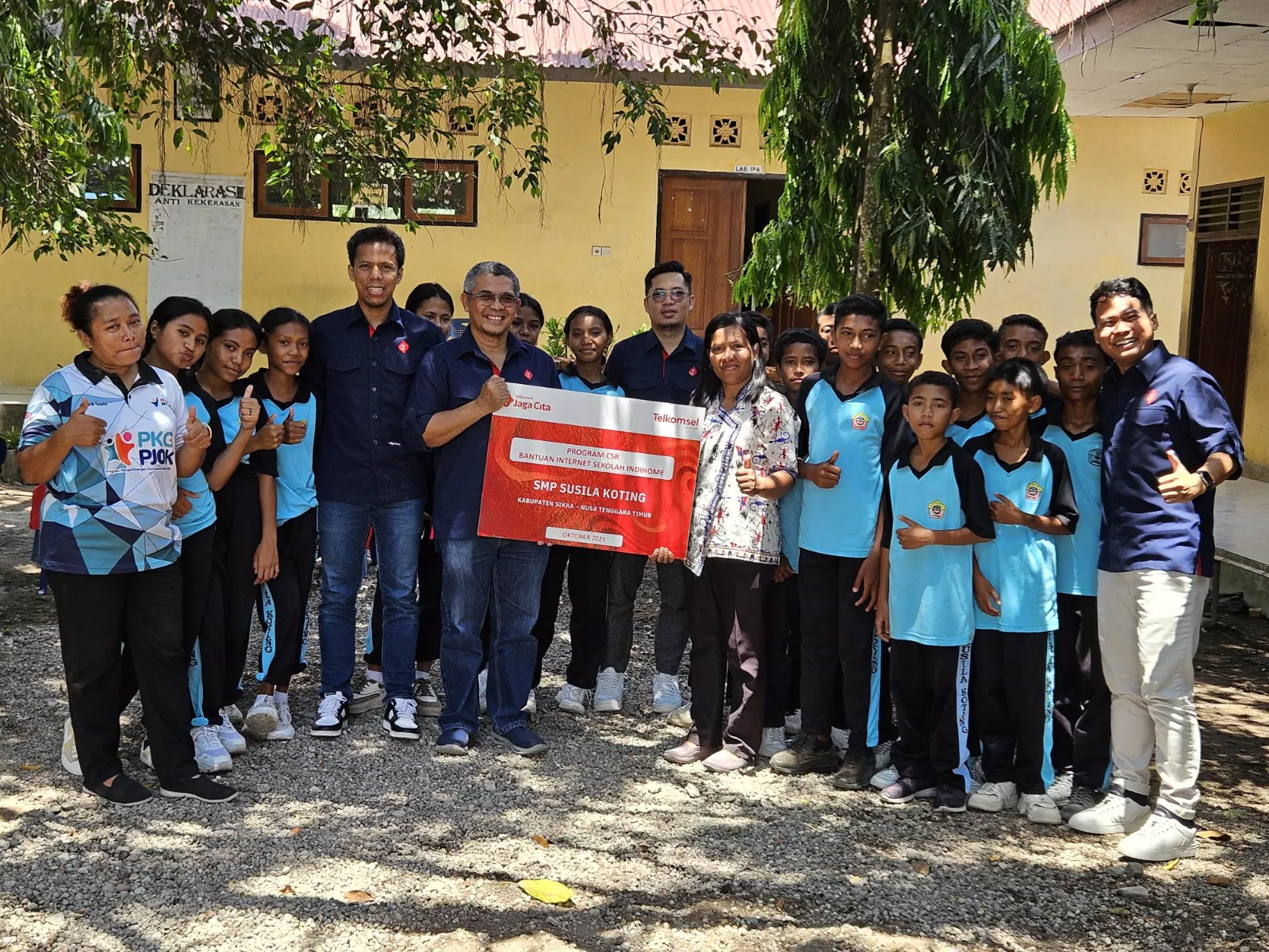 Telkom Salurkan 111.500 GB Kuota Internet