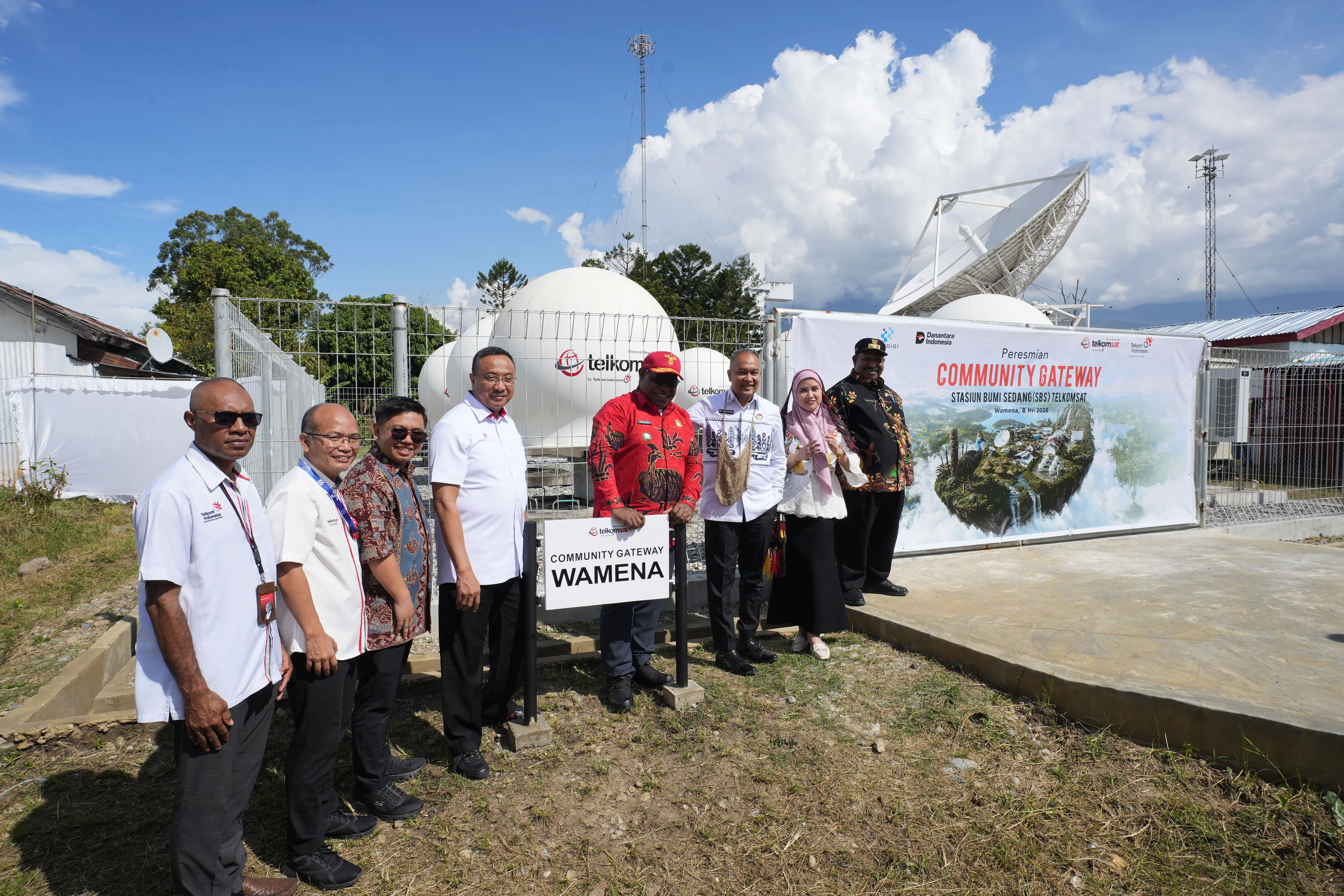 TelkomGroup Resmikan Community Gateway Wamena