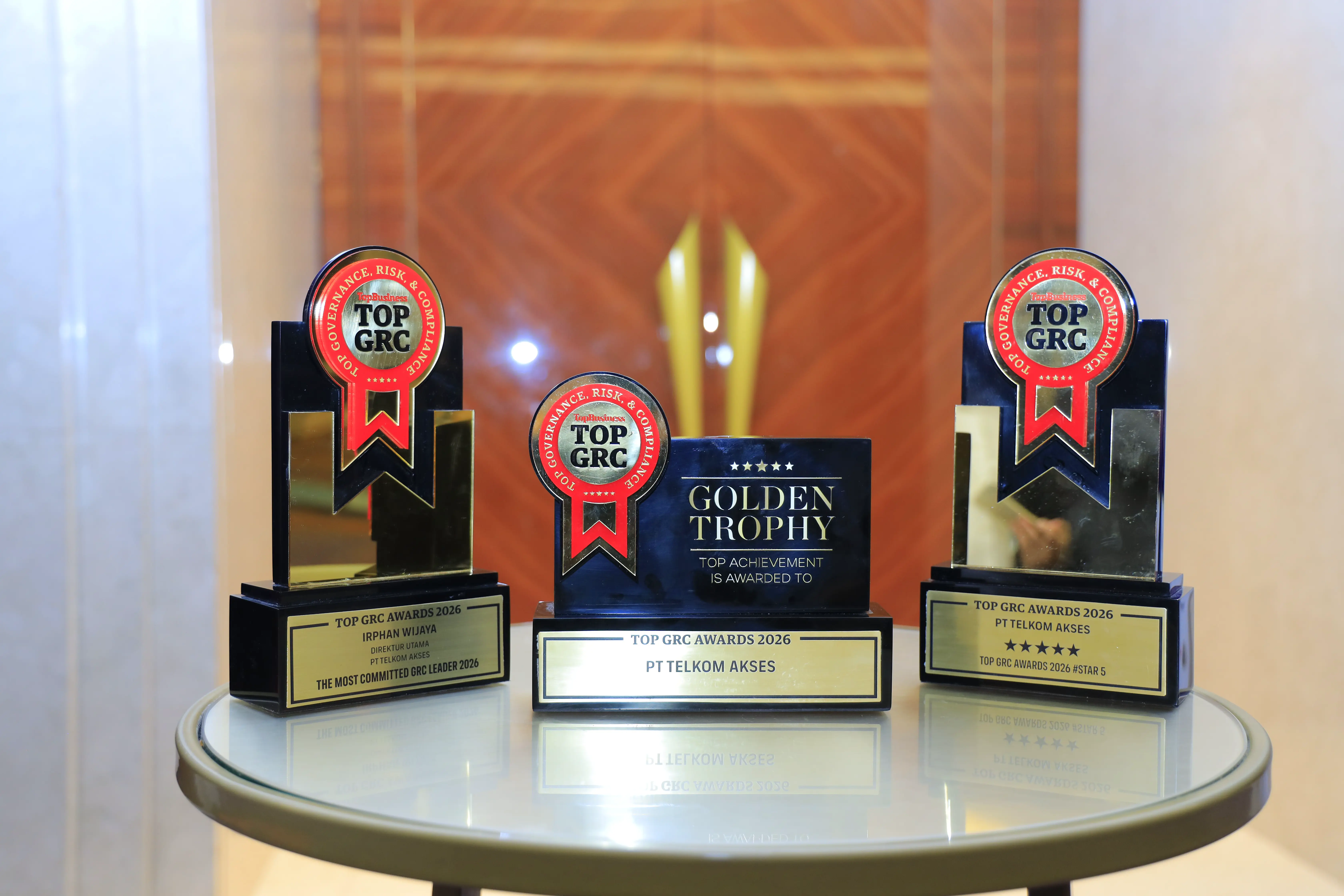 Raih Golden Trophy dan The Most Committed GRC Leader 2026, Telkom Akses Perkuat Tata Kelola, Manajemen Risiko, Kepatuhan, dan ESG