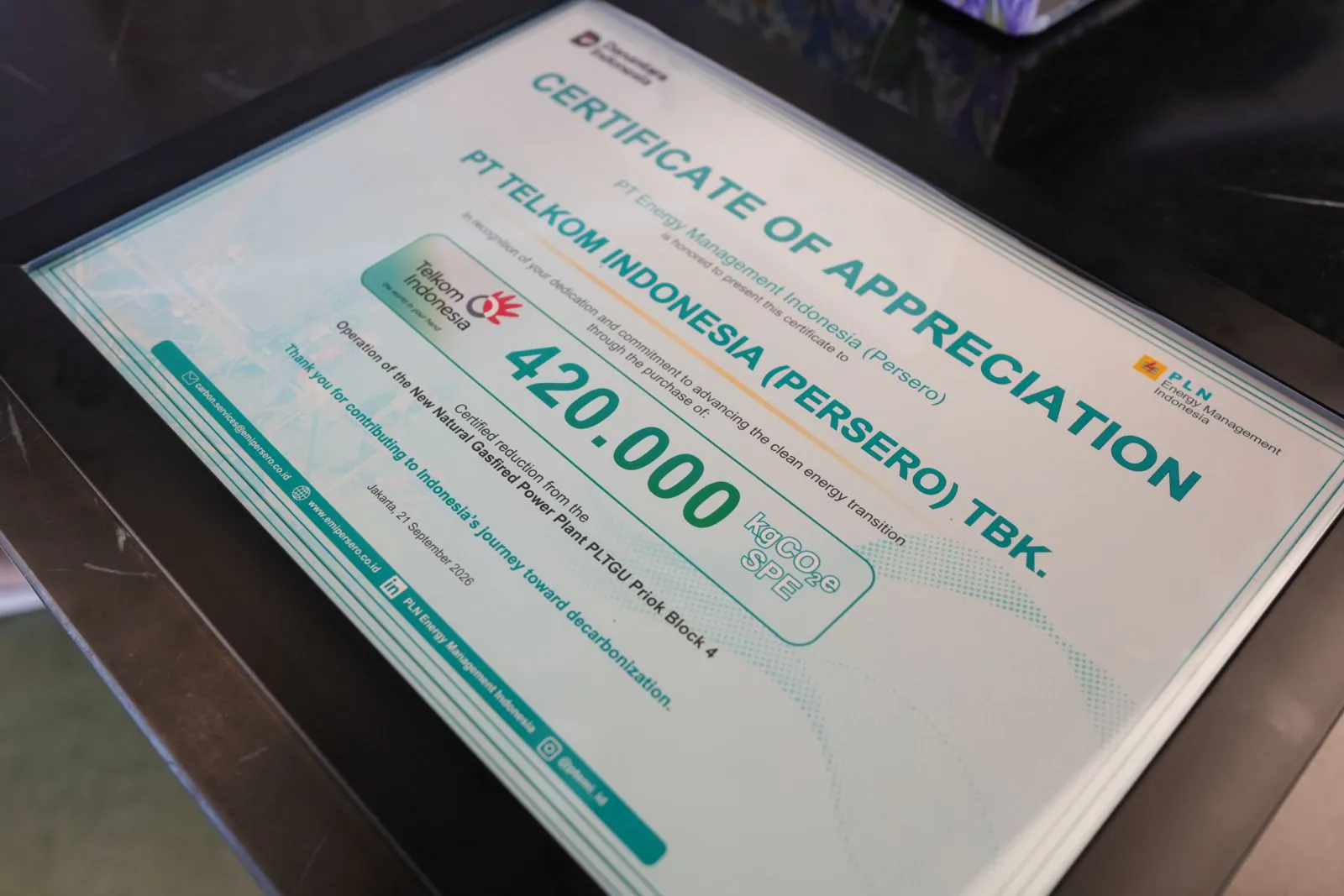 The Telkom Hub Capai Net Zero Emisi, 66 Lokasi PoP Telkom Menggunakan 21% Energi Terbarukan