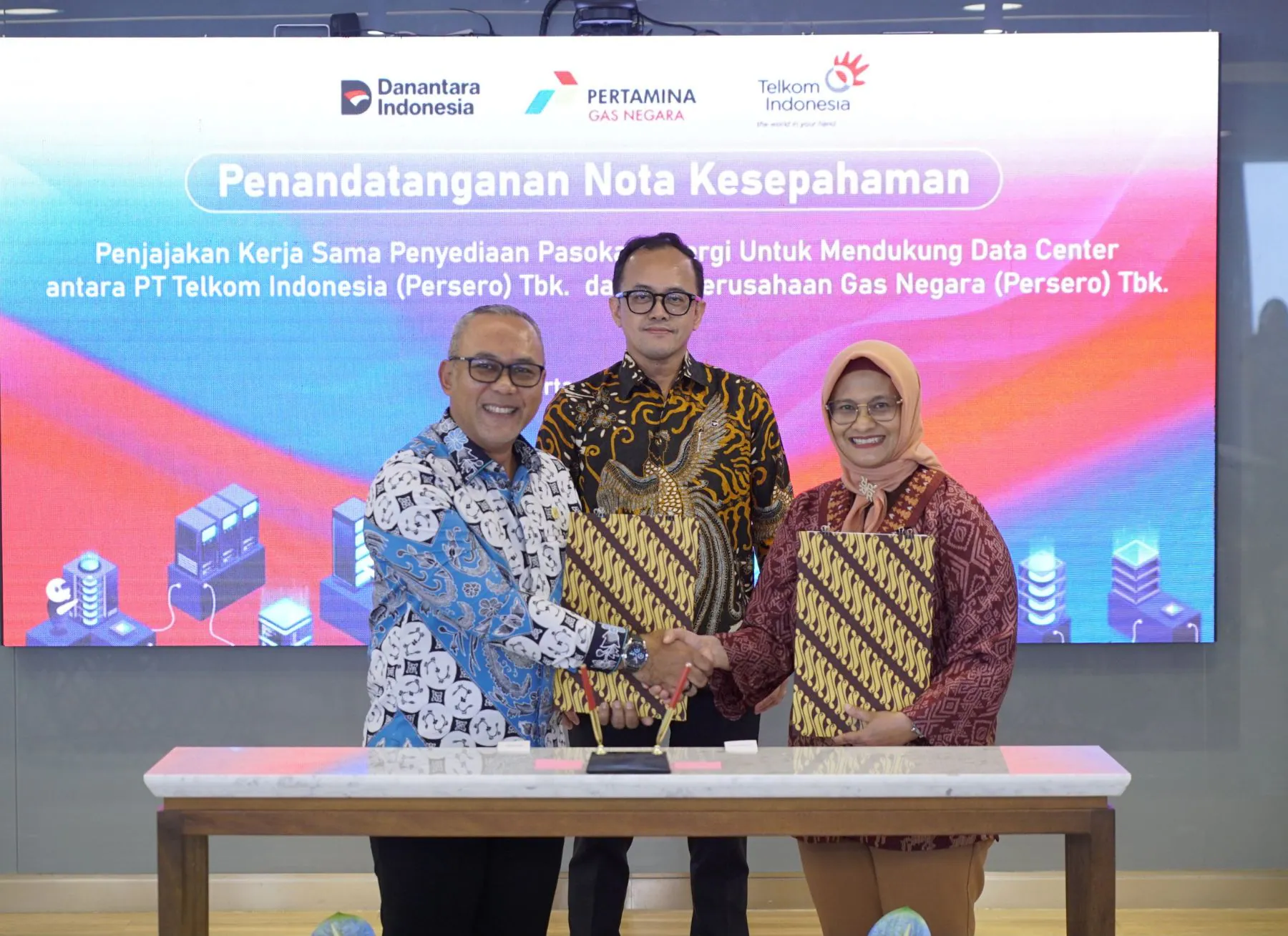 Telkom–PGN Dorong Ekosistem Green Digital Infrastructure Terintegrasi Bersama Mitra Global