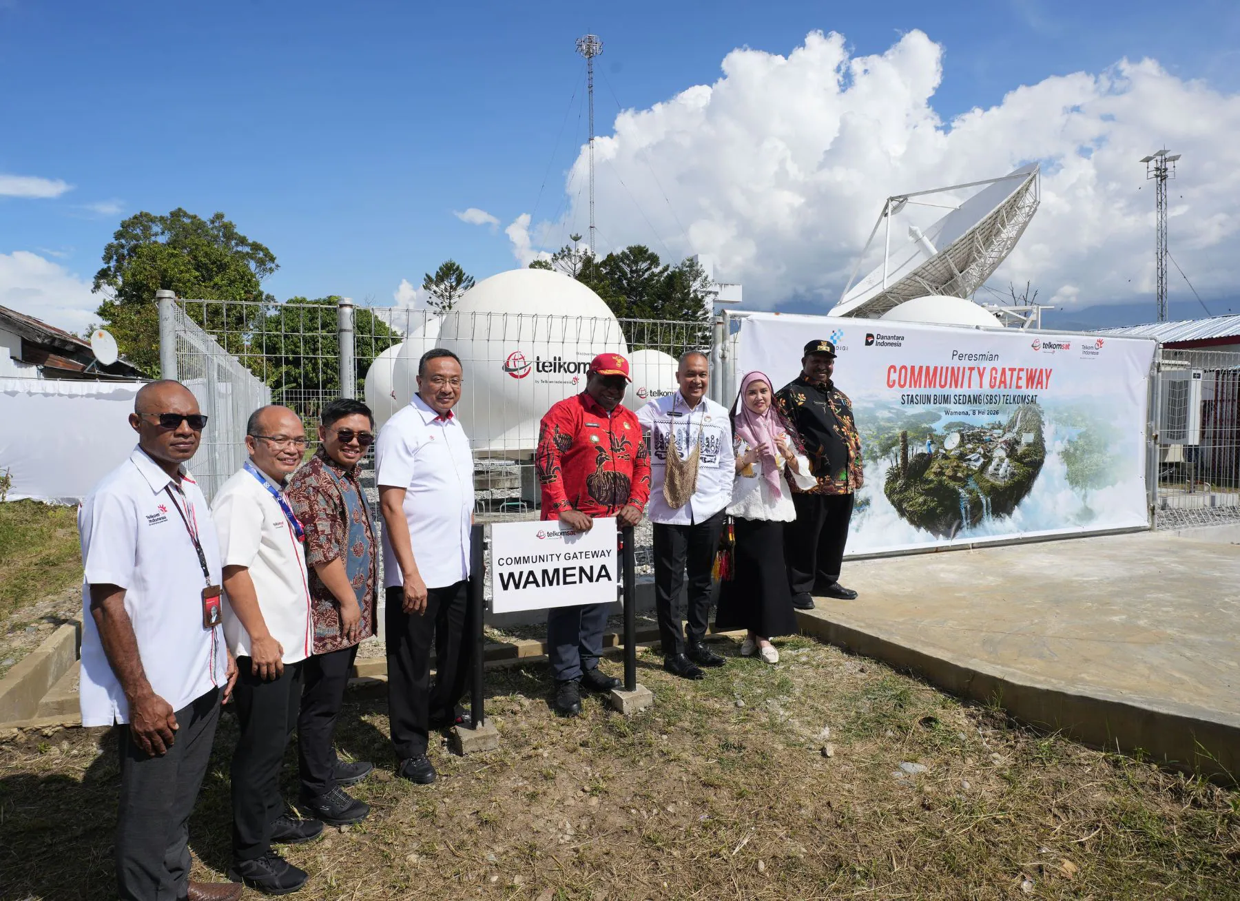 TelkomGroup Resmikan Community Gateway Wamena,  Tulang Punggung Utama Konektivitas Digital Papua Pegunungan