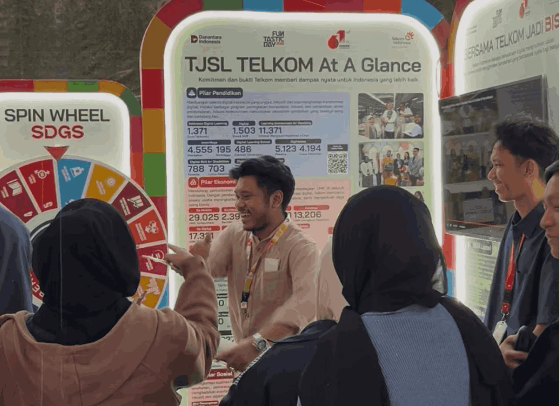 61 Tahun Telkom Ajak Karyawan Terlibat Aktif dalam Program Sosial dan Lingkungan