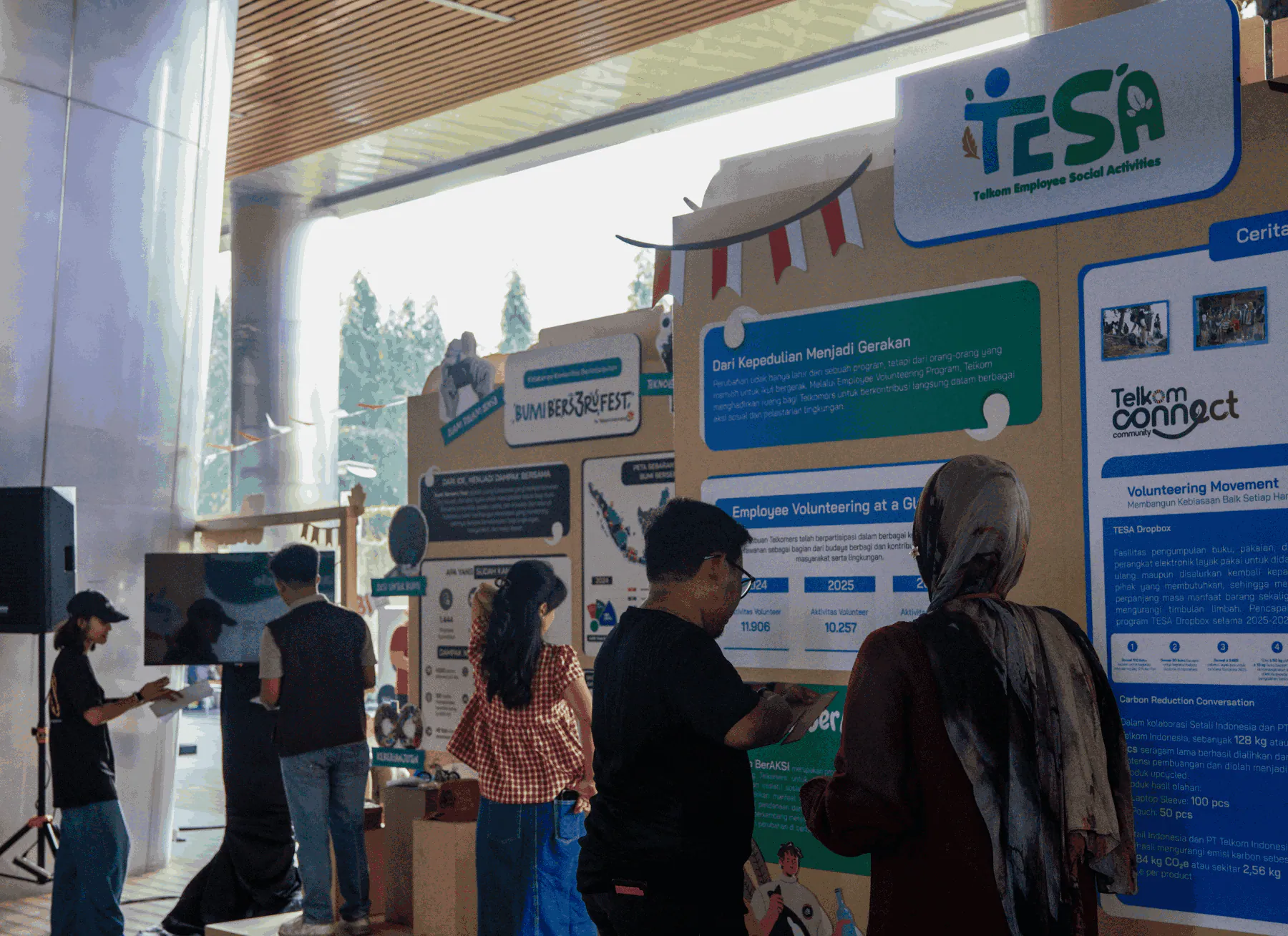 TelkomGroup Wujudkan Semangat Kemerdekaan melalui BISA Green Action Fest untuk Lingkungan yang Lebih Lestari