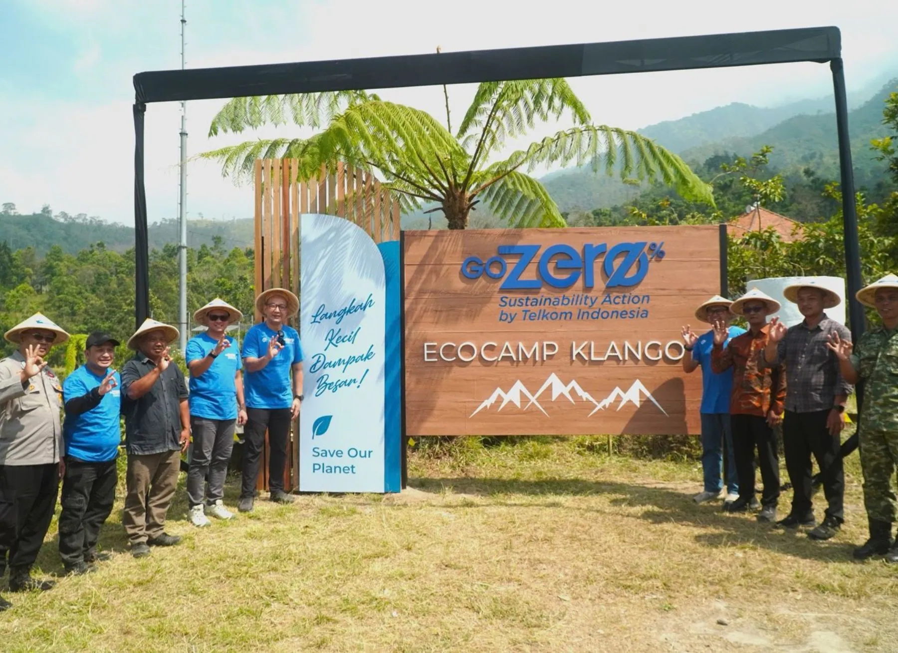 GoZero% Goes to Klangon, Telkom Bangun Ekosistem Keberlanjutan Berbasis Konservasi dan Pemberdayaan Masyarakat